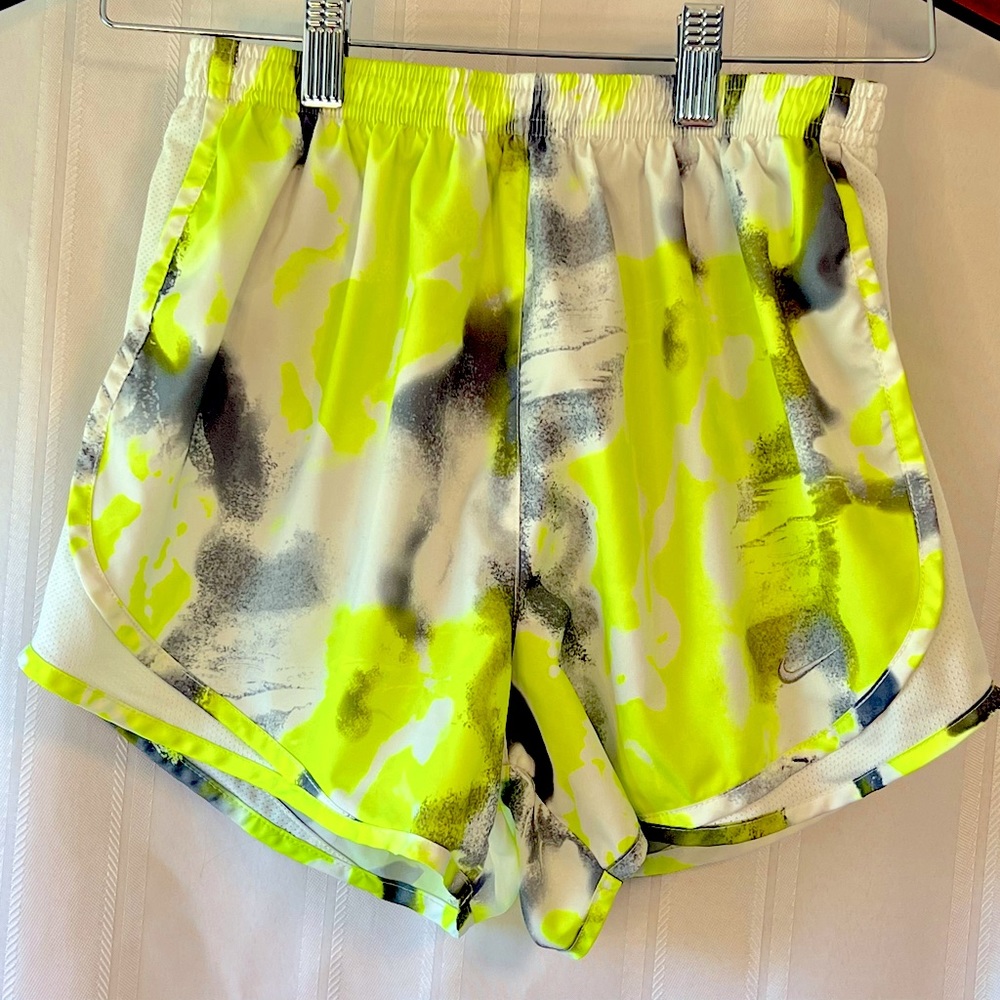 Nike Dry-Fit Neon Yellow Athletic Shorts